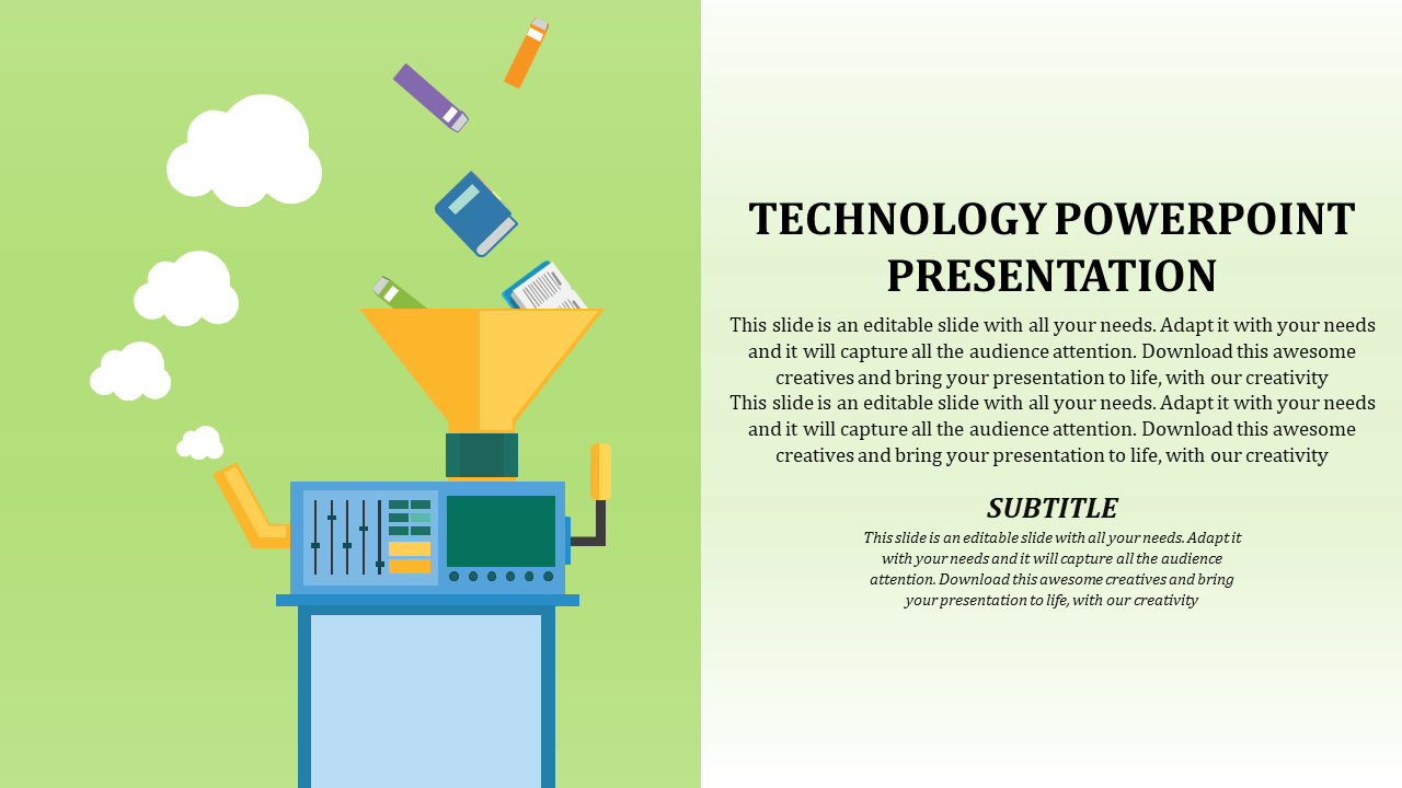 Free - Technology PowerPoint Presentation PPT Template